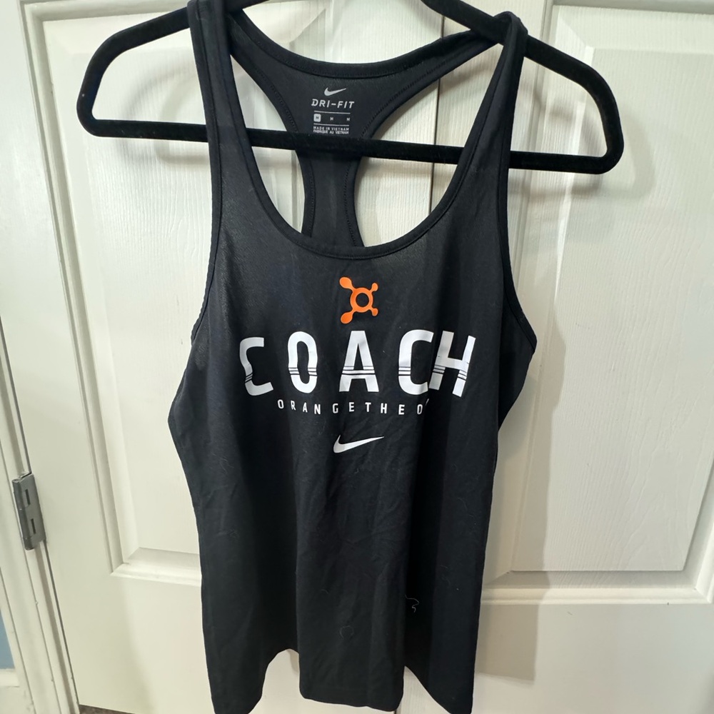 Orangetheory Coach Uniform: Nike Black Dri-FIT Tank Top